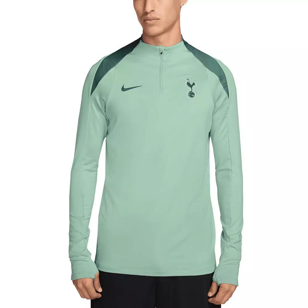 Men's Nike Green Tottenham Hotspur 2024/25 Third Strike Drill Performance Quarter-Zip Pullover Top,  Product Image