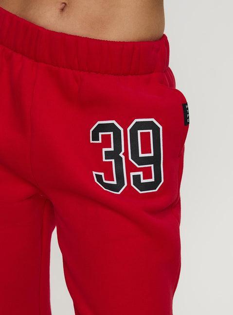 BU Sweatpants Red Product Image