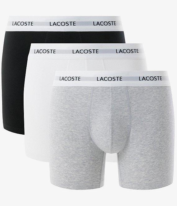 Lacoste Boxer Assorted Solid Briefs 3-Pack Product Image