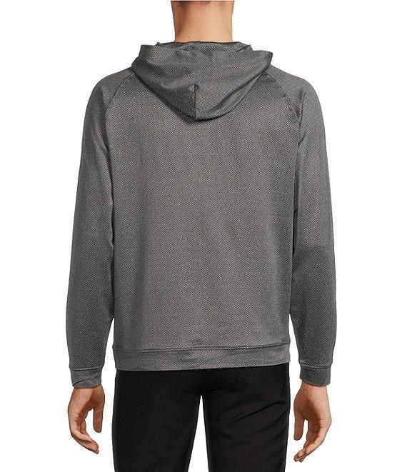 Roundtree & Yorke Performance Long Sleeve Herringbone Jacquard Hoodie Product Image
