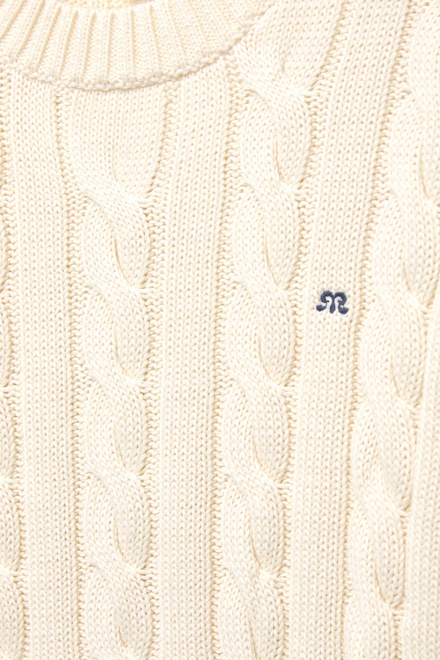 Cableknit sweater Product Image