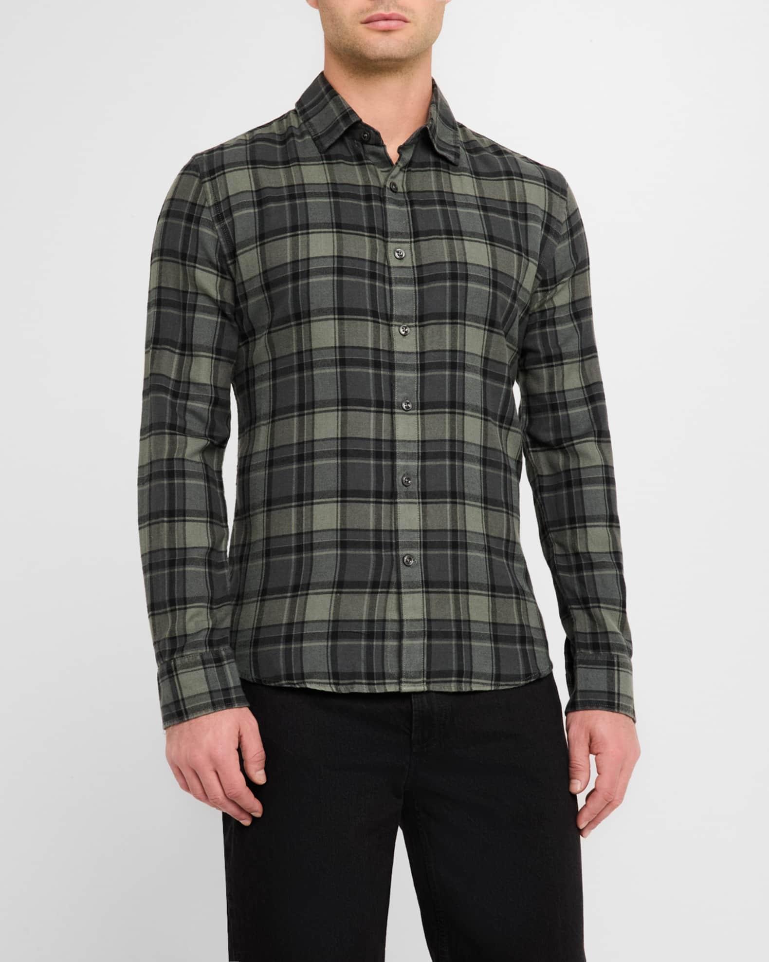Men's Oliver Flannel Button-Down Shirt Product Image