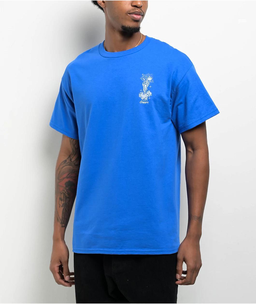 Empyre Ace Of Fades Blue T-Shirt Product Image