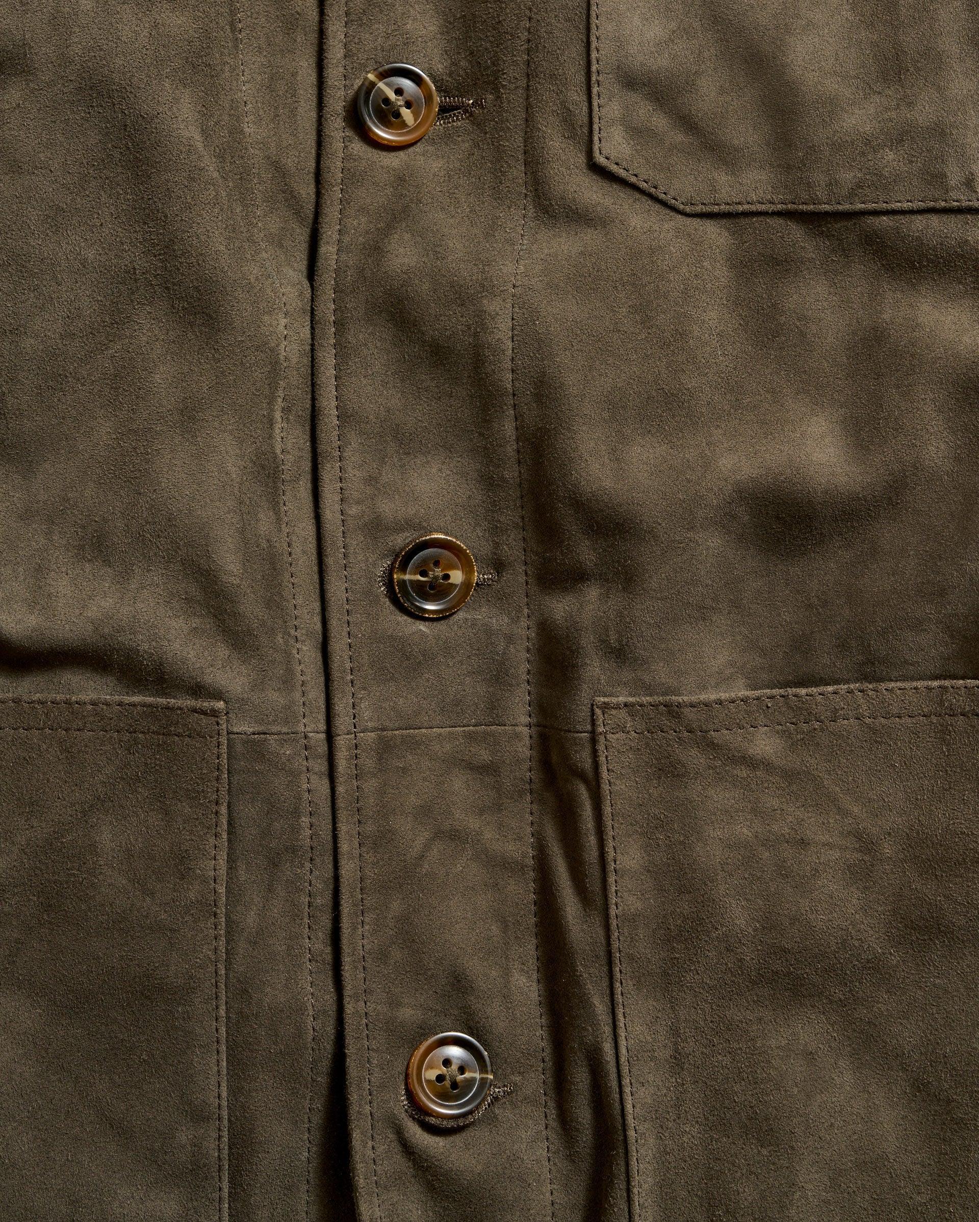 Eli Suede Chore Jacket -  Product Image