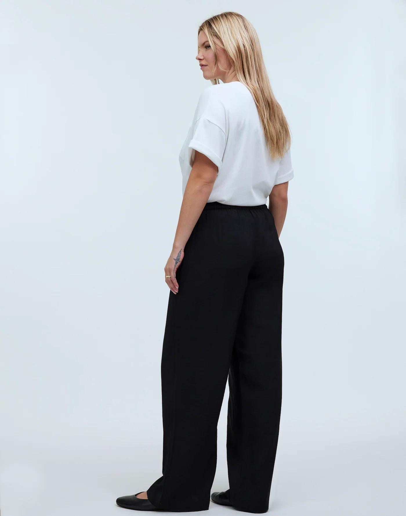 Tall Pull-On Wide-Leg Pants in Softdrape Product Image