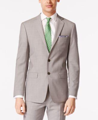 Calvin Klein Mens Solid Classic-Fit Suit Jackets Product Image