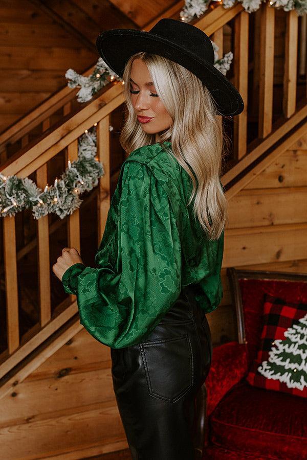 Pair With A Smile Satin Top Product Image