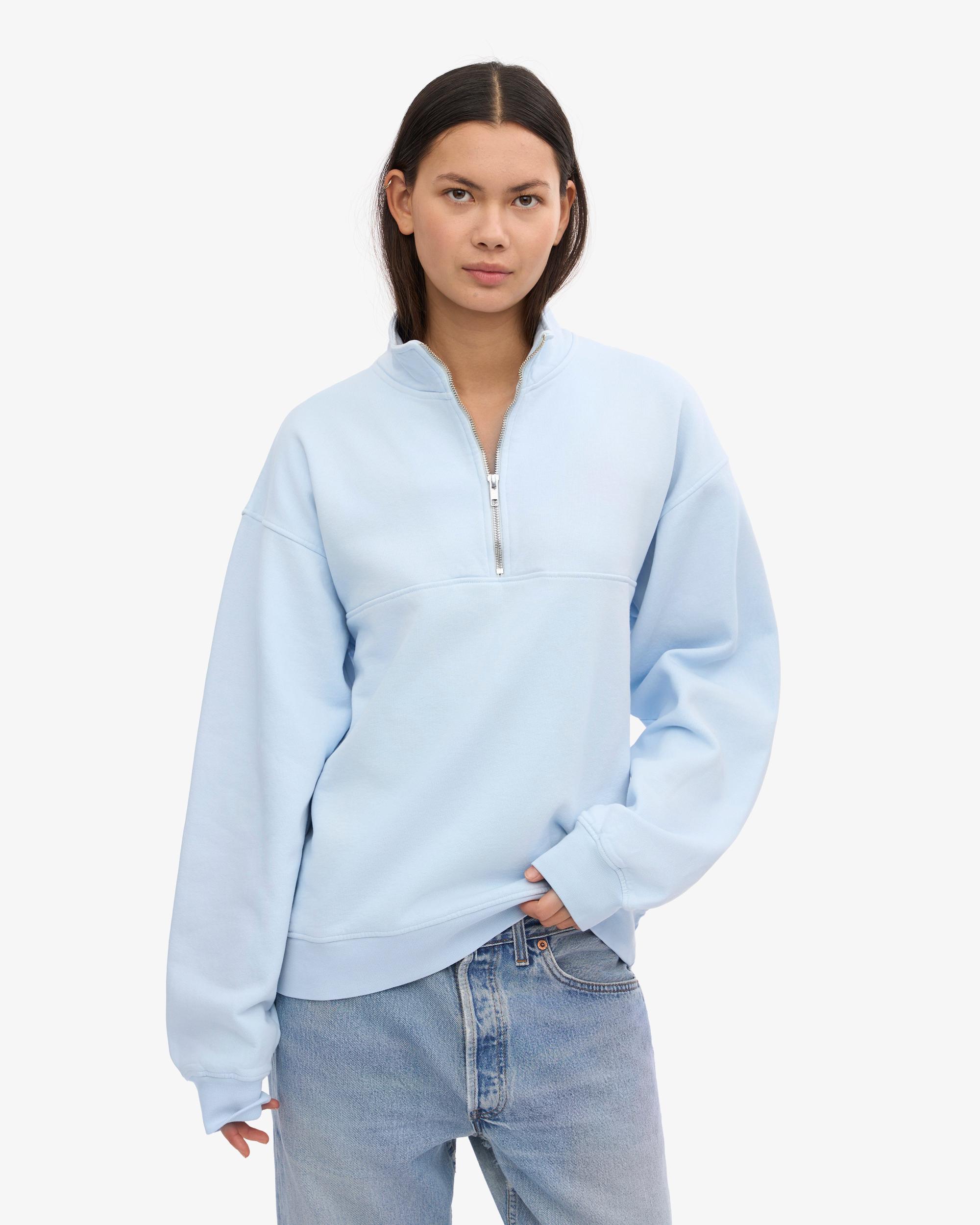 Organic Quarter Zip - Polar Blue Product Image