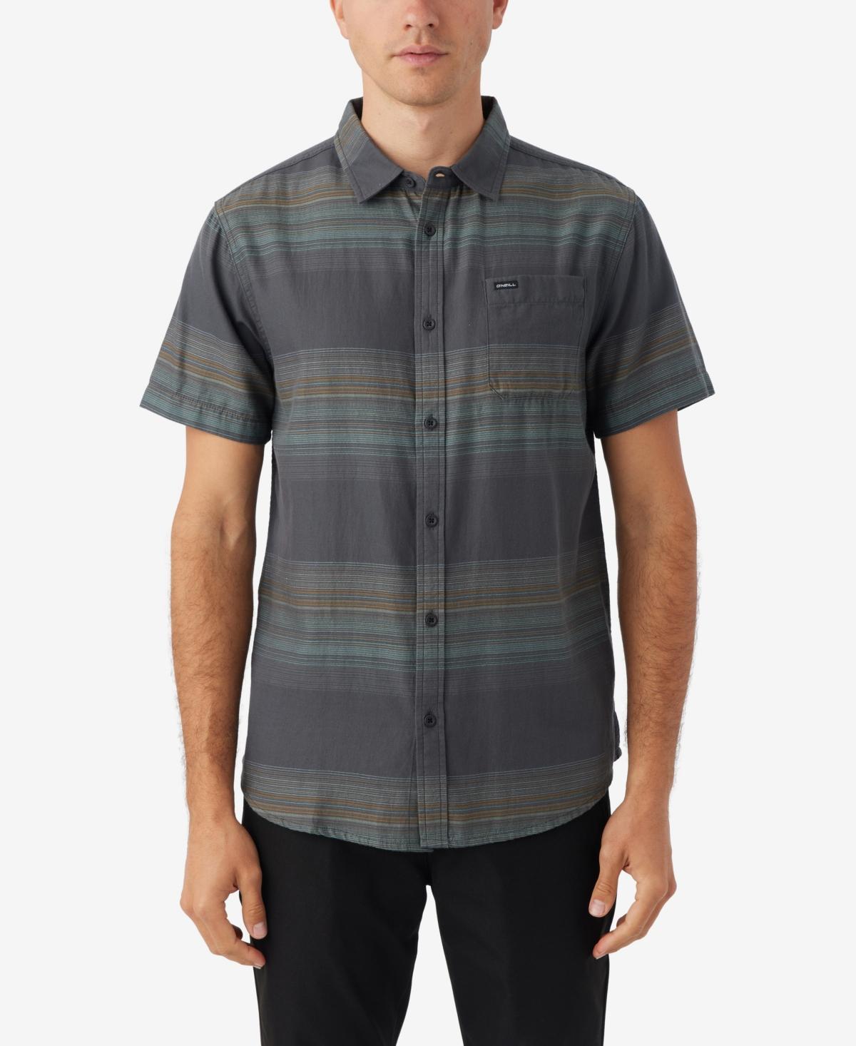 ONeill Mens Seafaring Stripe Short Sleeve Standard Shirt Product Image