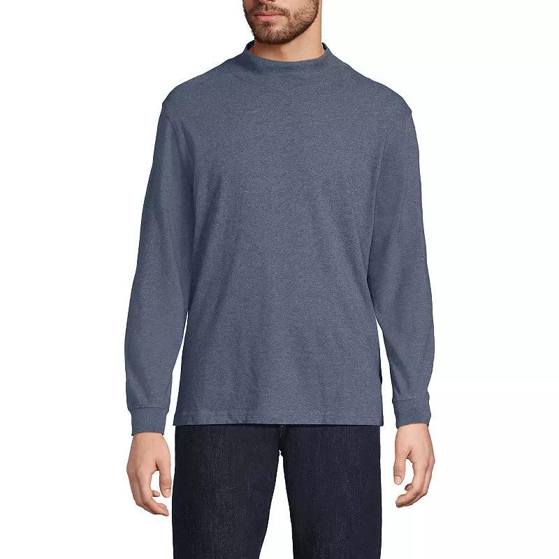 Men's Lands' End Super-T Mock Turtleneck,  Product Image