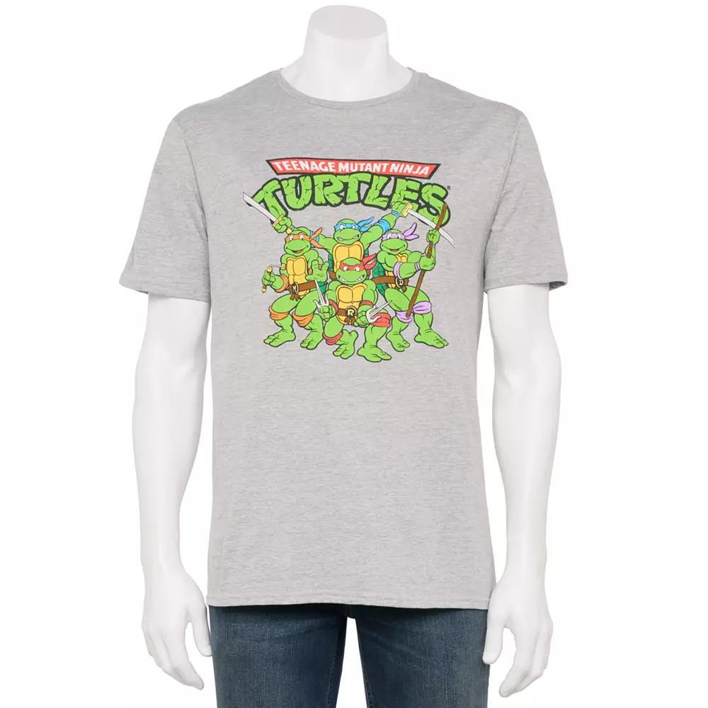 Men's Teenage Mutant Ninja Turtles Graphic Tee, Size: XXL, Grey Grey Product Image