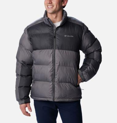 Columbia Pike Lake II Jacket (City Grey/Shark) Men's Clothing Product Image