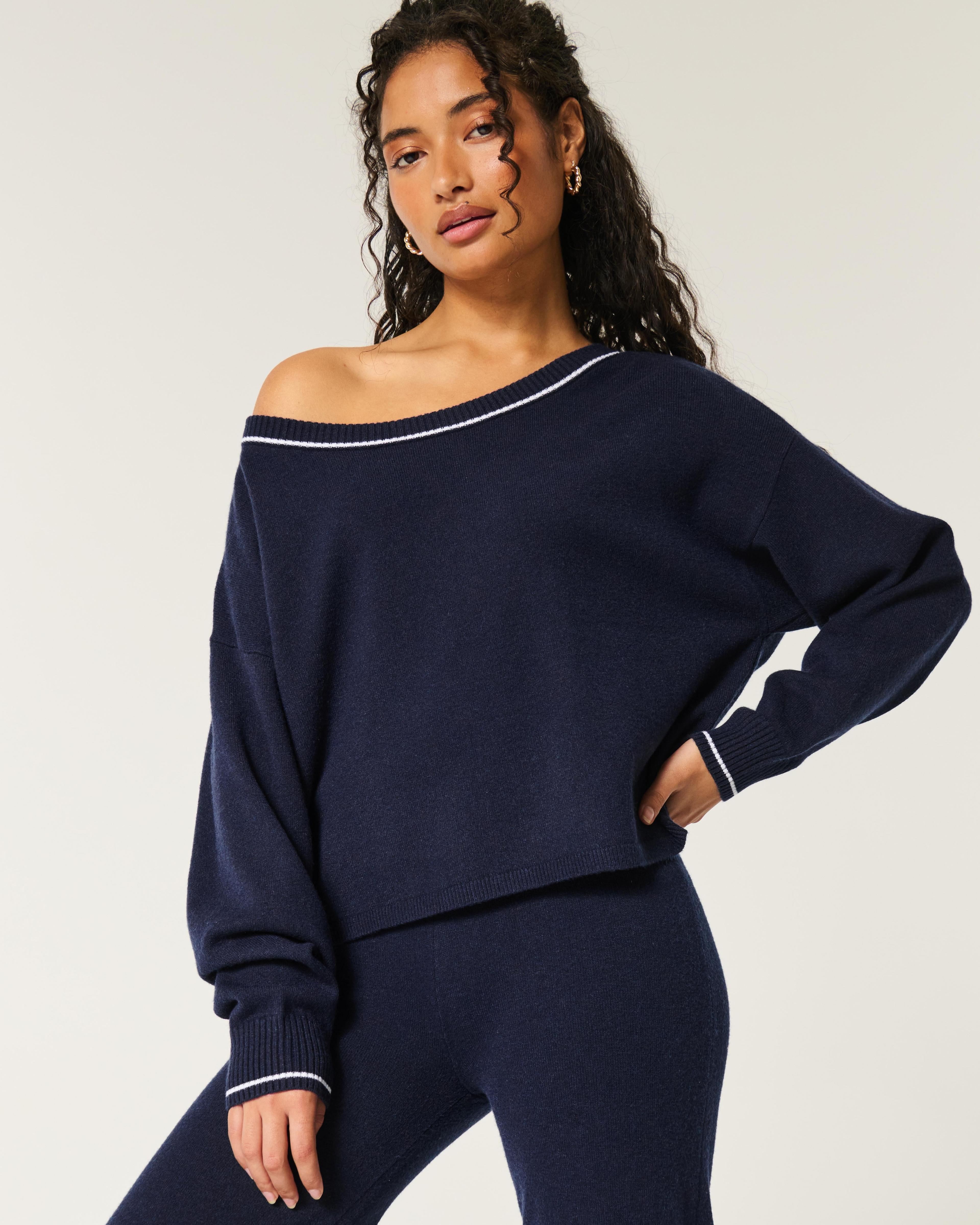 Gilly Hicks Cozy Off-the-Shoulder Sweater Product Image