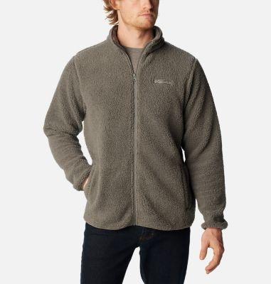 Columbia Rugged Ridge III Sherpa Full Zip (City Grey) Men's Clothing Product Image