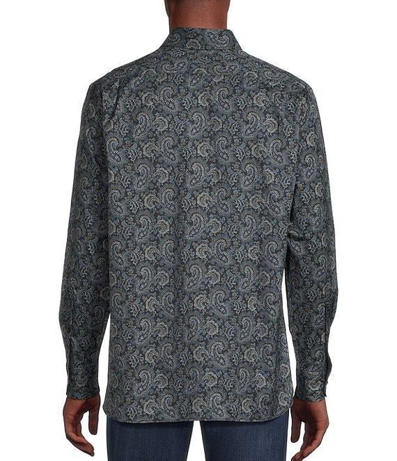 Cremieux Blue Label Down East Collection Paisley Print Long Sleeve Woven Shirt Product Image