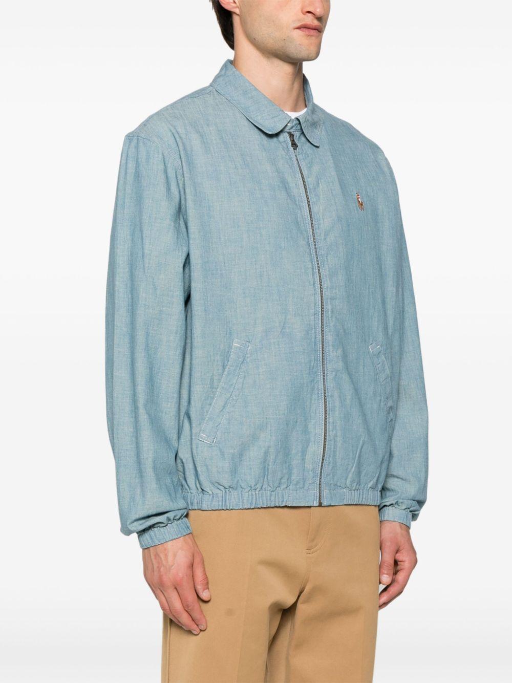 POLO RALPH LAUREN Polo Pony-motif Shirt Jacket In Blue Product Image