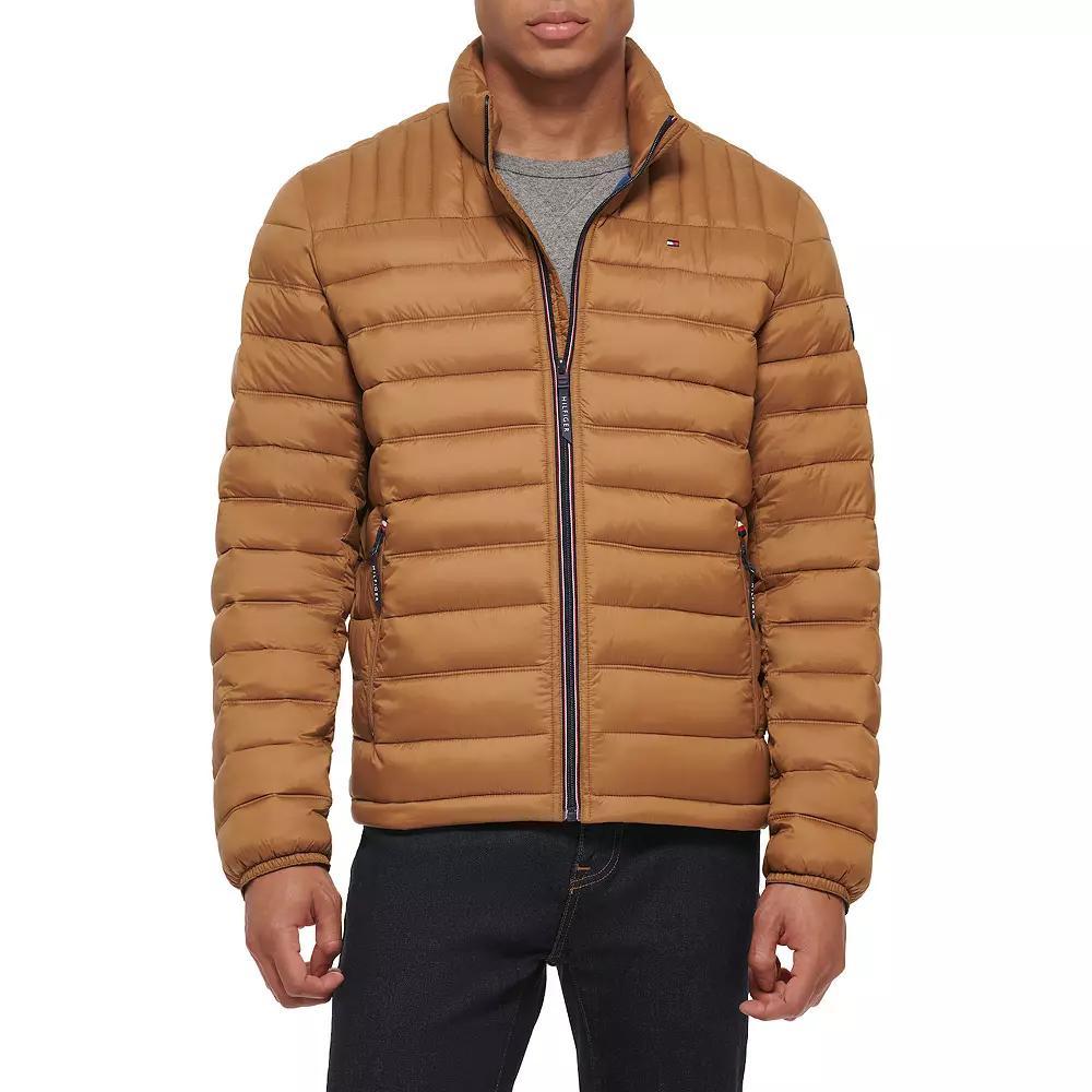 Big & Tall Tommy Hilfiger Stand Collar Packable Puffer Jacket, Men's,  Product Image