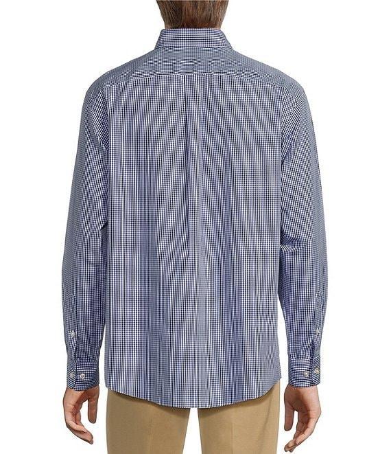 Gold Label Roundtree & Yorke Big & Tall Non-Iron Long Sleeve Small Checked Print Sport Shirt Product Image