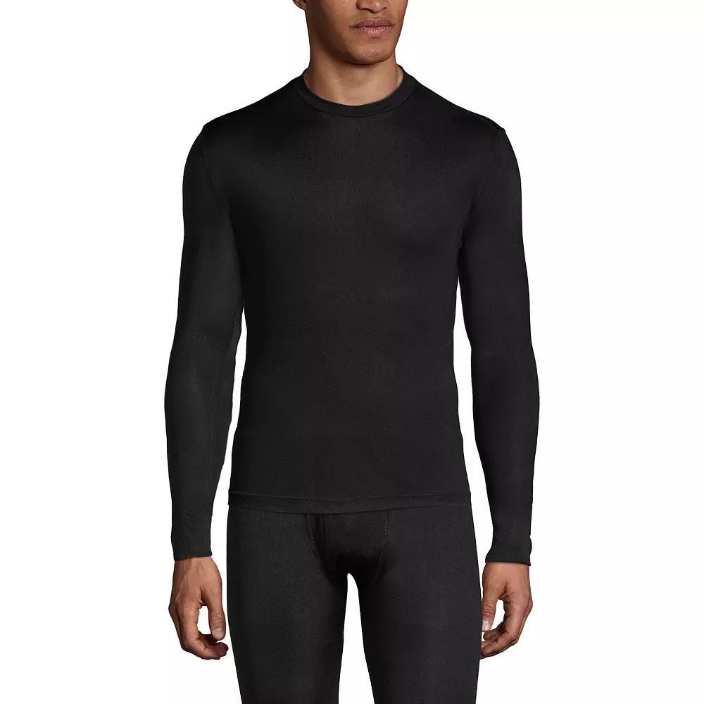 Men's Lands' End Silk Long Underwear Top,  Product Image