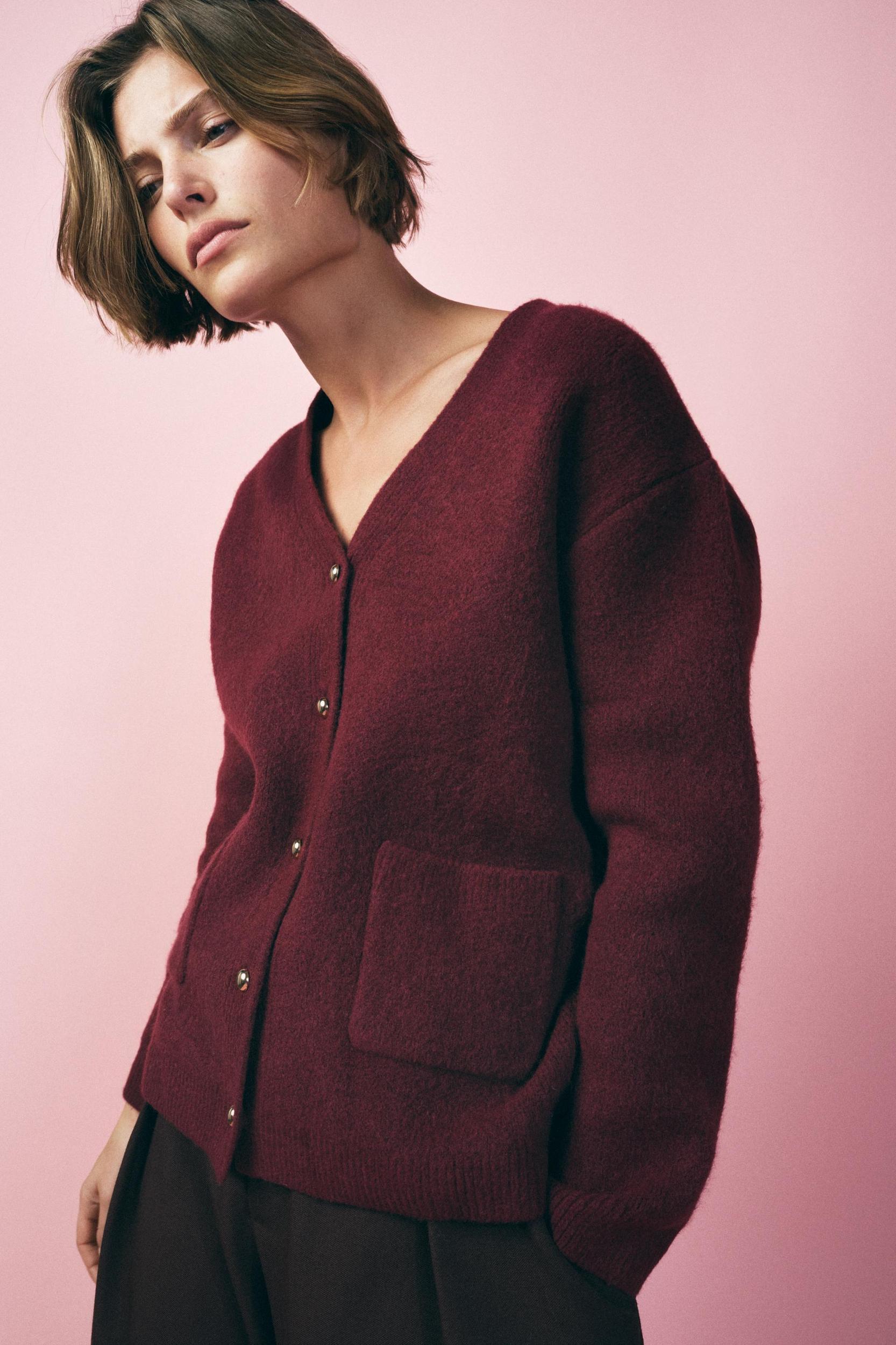 BASIC KNIT CARDIGAN Product Image