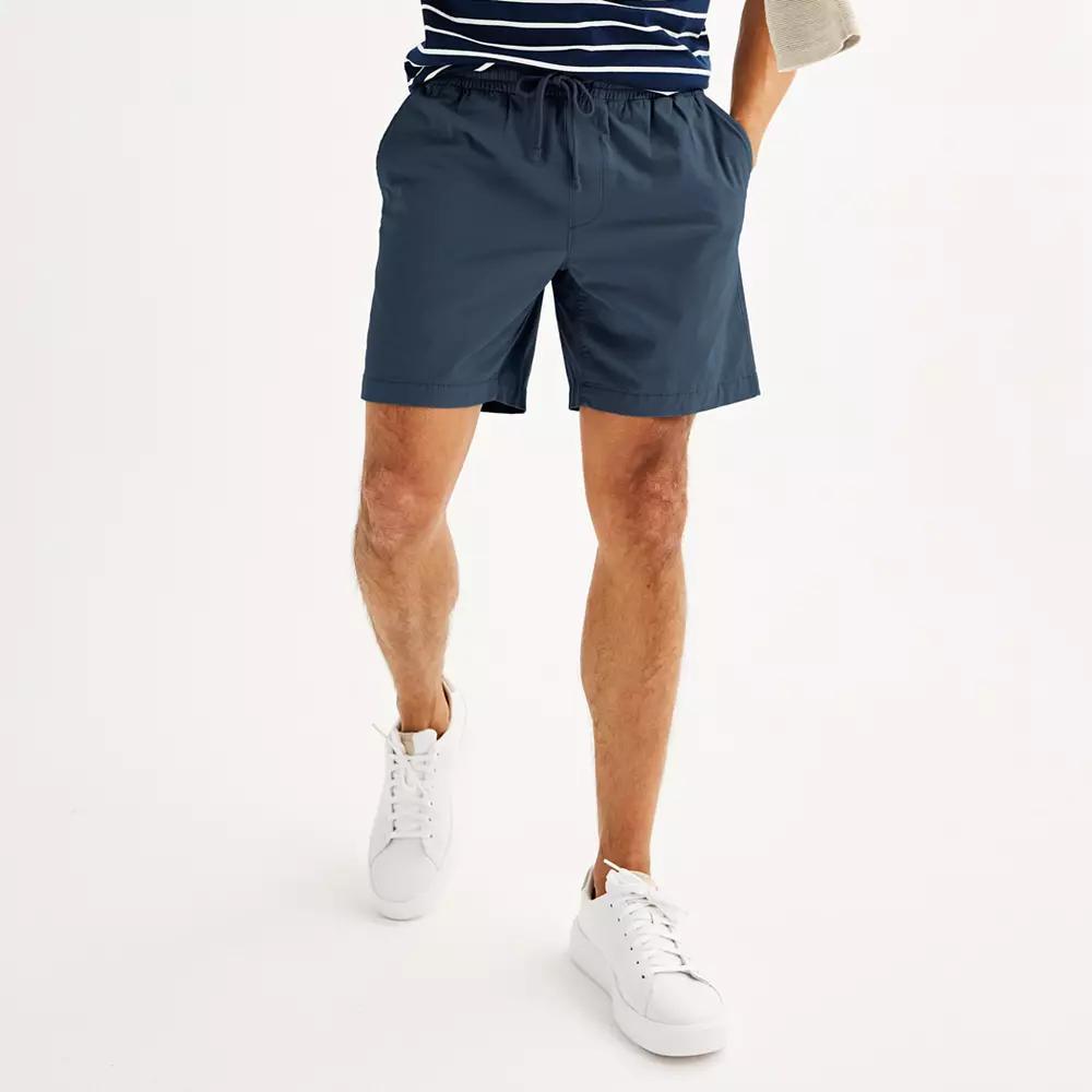 Men's Sonoma Goods For Life® 7" Everyday Pull-On Shorts, Size: Large 7 INCH, Medium Blue Product Image