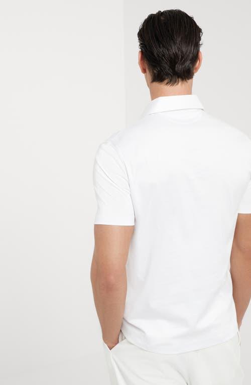 BRUNELLO CUCINELLI Classic Polo Shirt In White Product Image