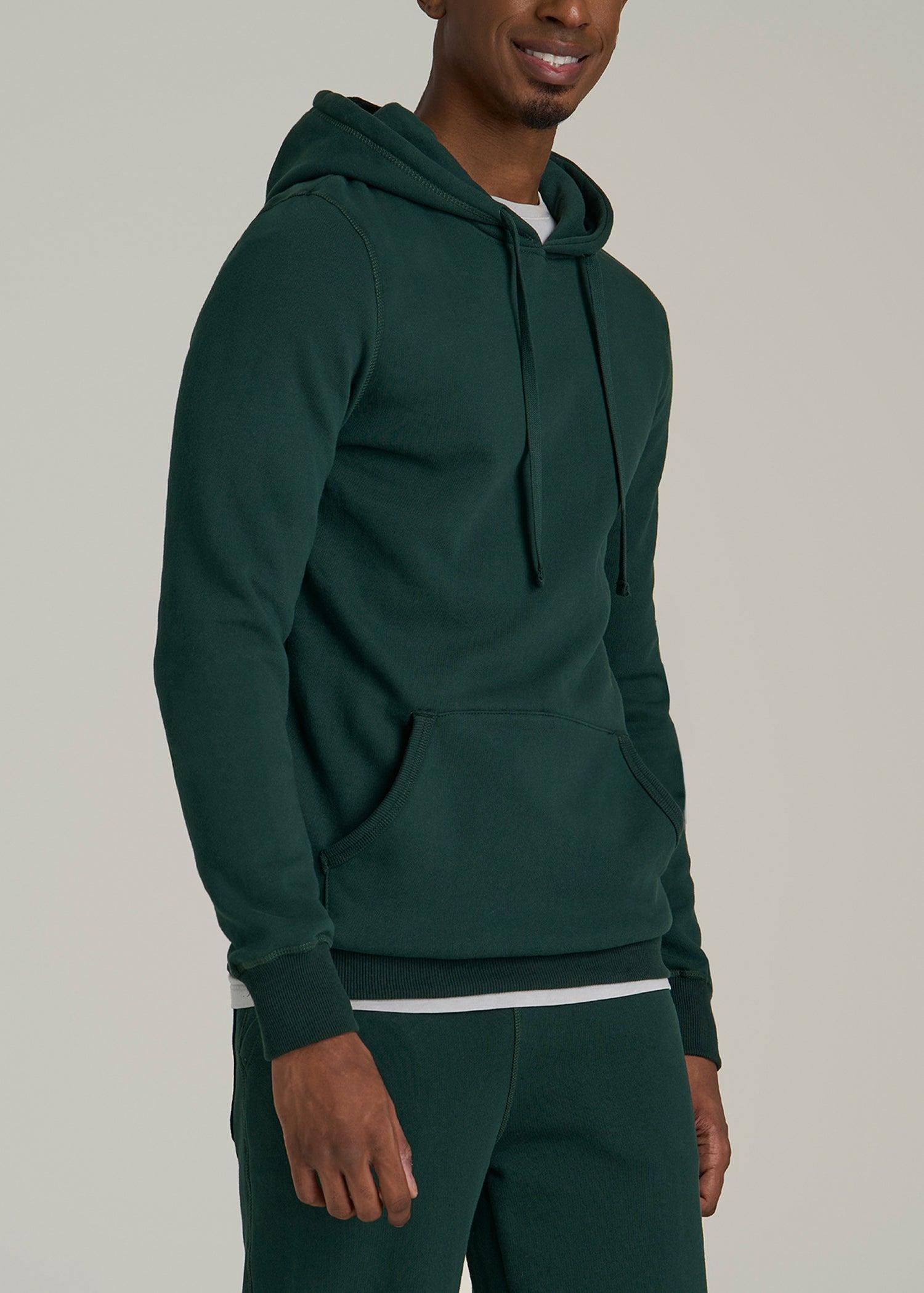 Wearever 2.0 Fleece Hoodie for Tall Men in Rain Forest Product Image