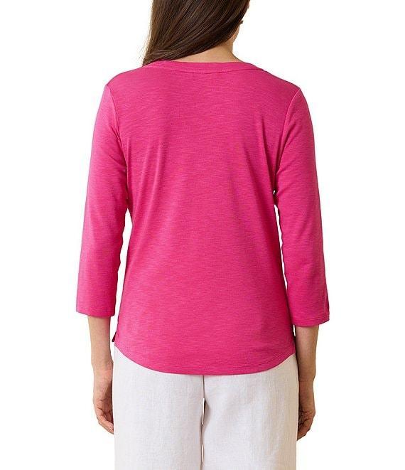 Tommy Bahama Ashby Isles Knit Scoop Neck 3/4 Sleeve T-Shirt Product Image