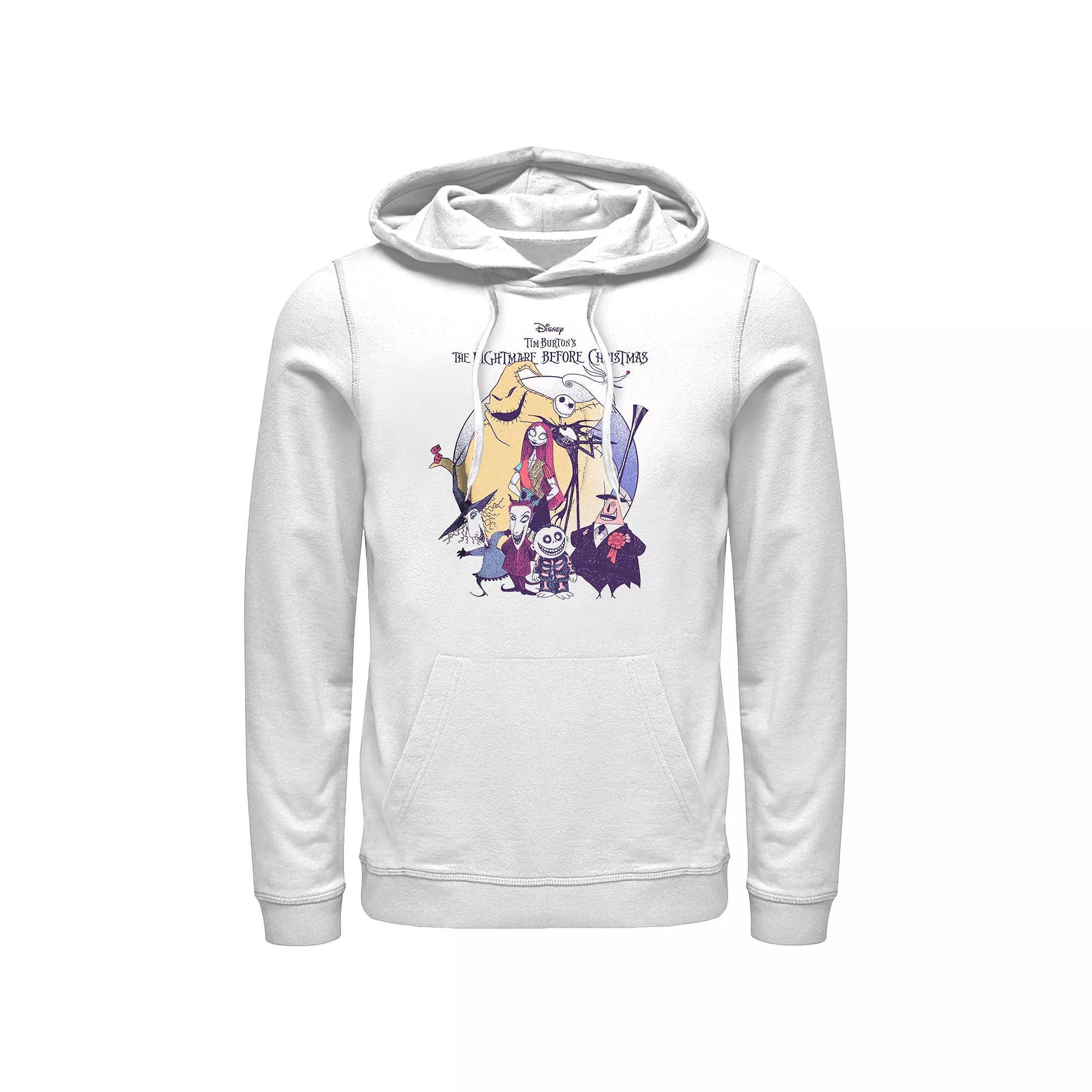 Disney's The Nightmare Before Christmas Scary Group Men's Graphic Hoodie,  Product Image