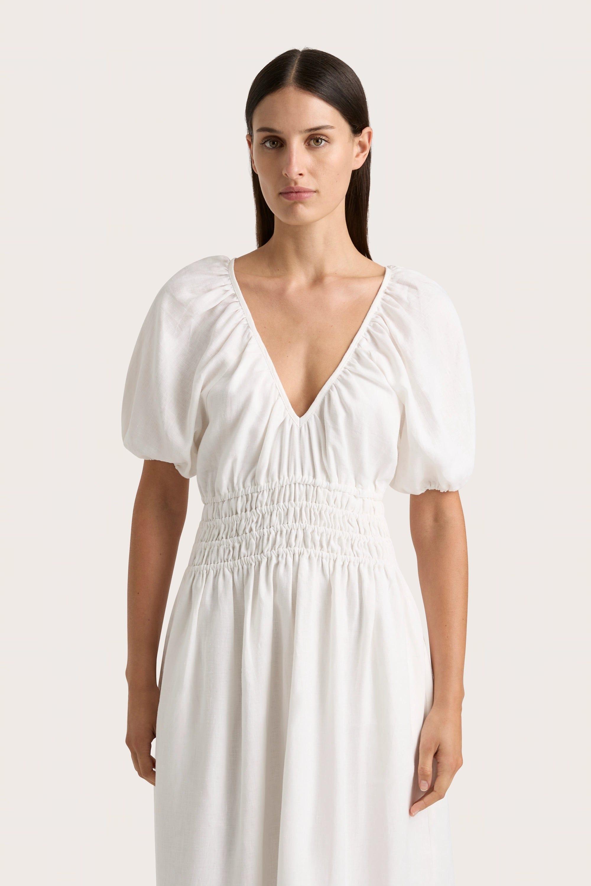 Geriba Maxi Dress White - Final Sale Product Image