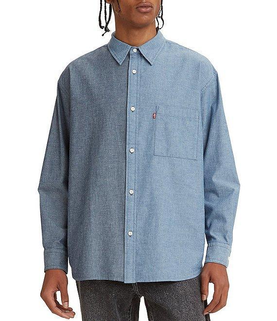 Levi's® Slouchy Pieced Chambray Button Down Shirt Product Image