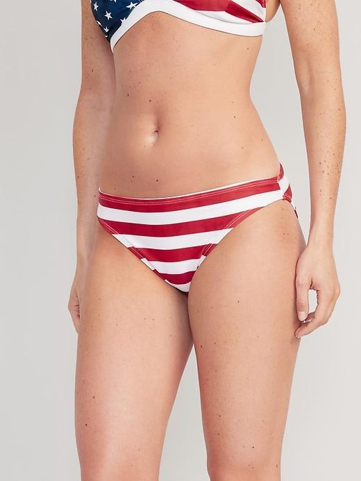 High-Waisted Classic Bikini Swim Bottoms Product Image