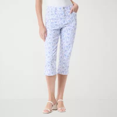 Gloria Vanderbilt High Rise Capri Pants Product Image