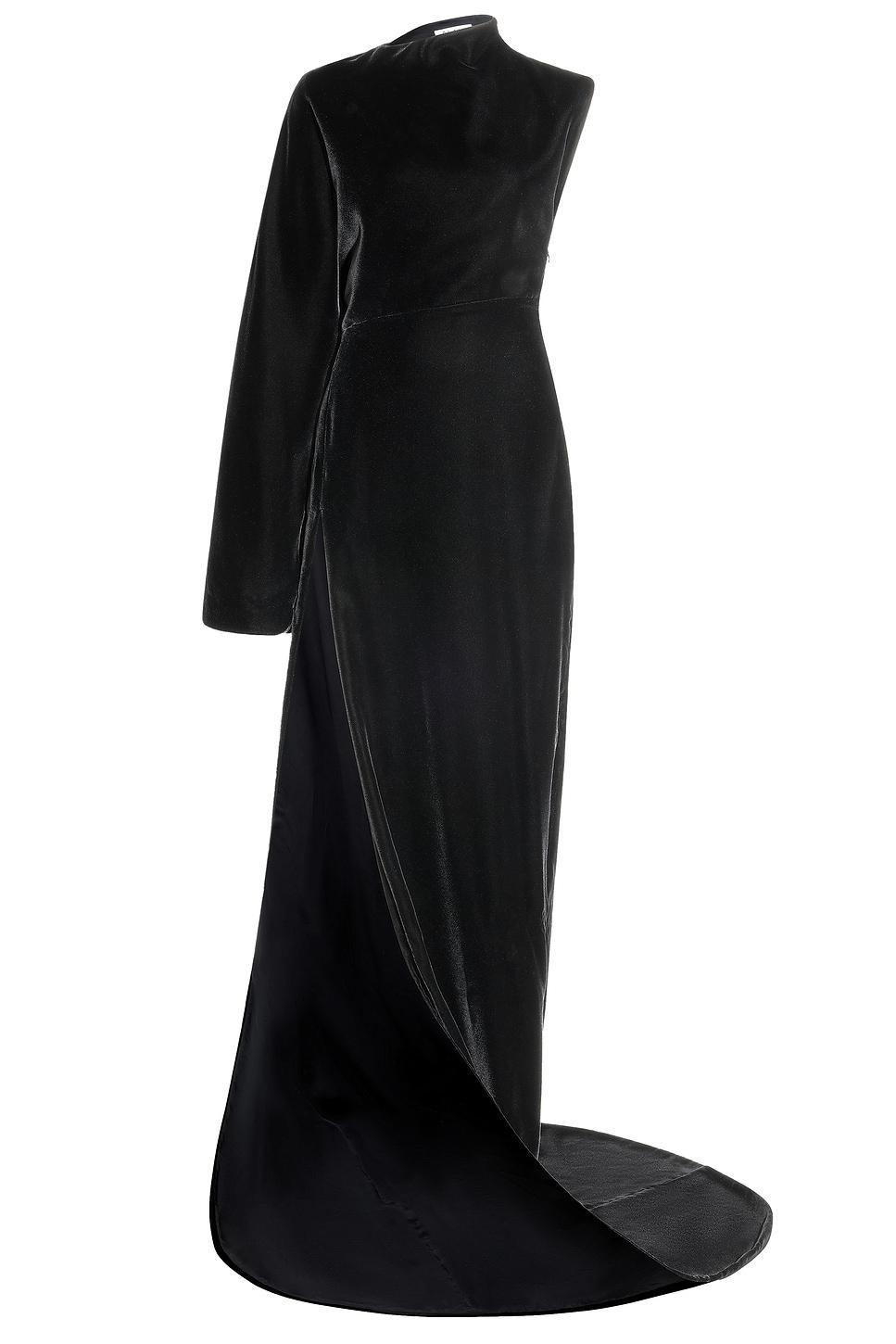 ALAÏA High Slit Gown In Noir Product Image