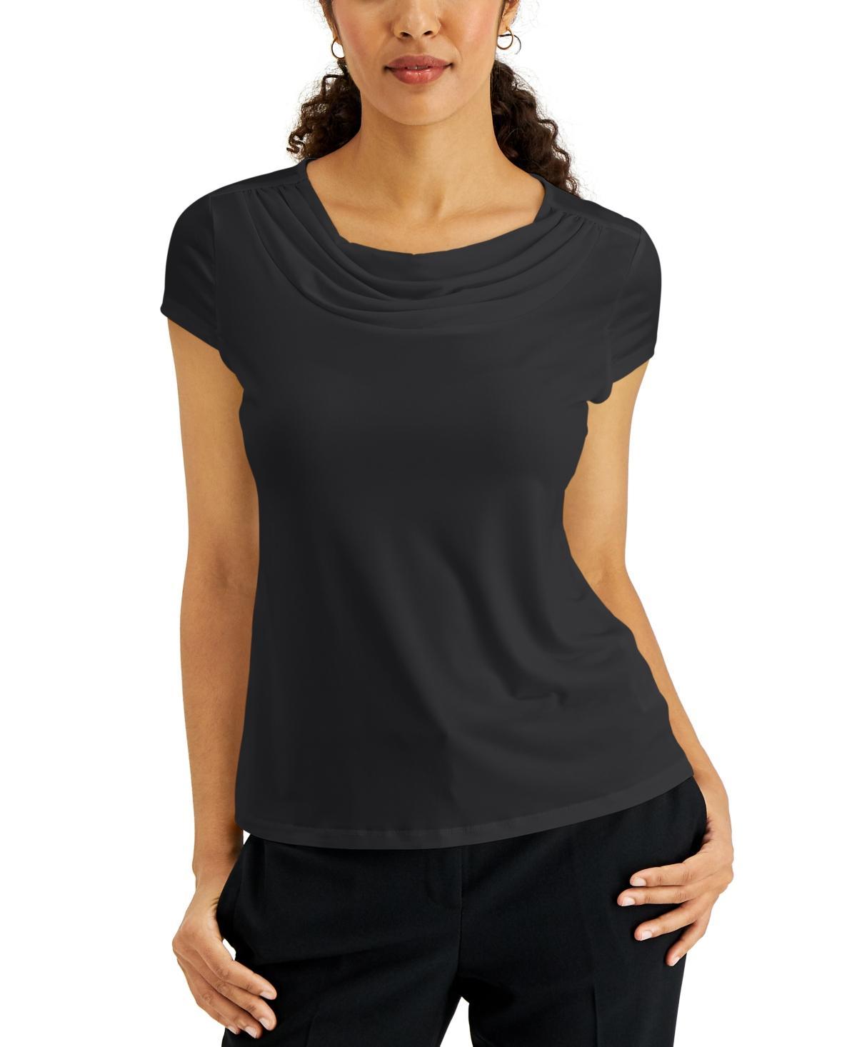 Kasper Petite Cowl-Neck Top Product Image