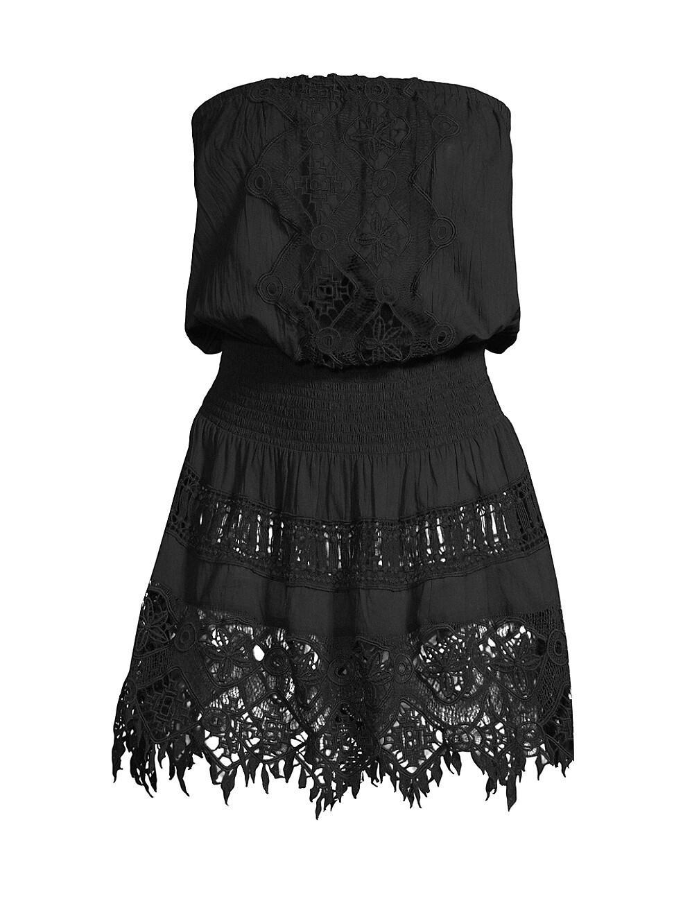 Womens Maddison Lace-Trimmed Cover-Up Dress Product Image