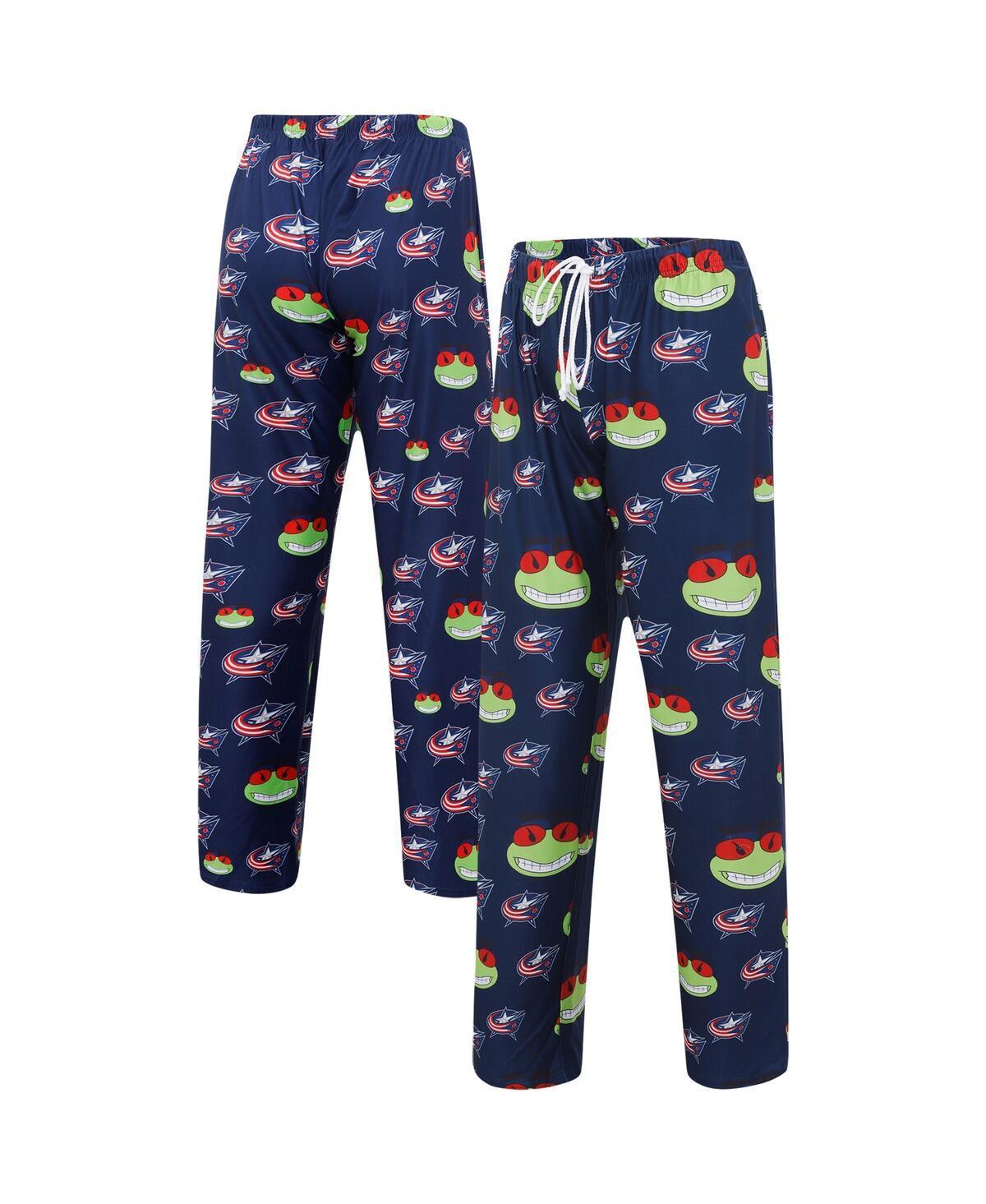 Womens Concepts Sport Columbus Blue Jackets Gauge Allover Print Knit Sleep Pants Product Image