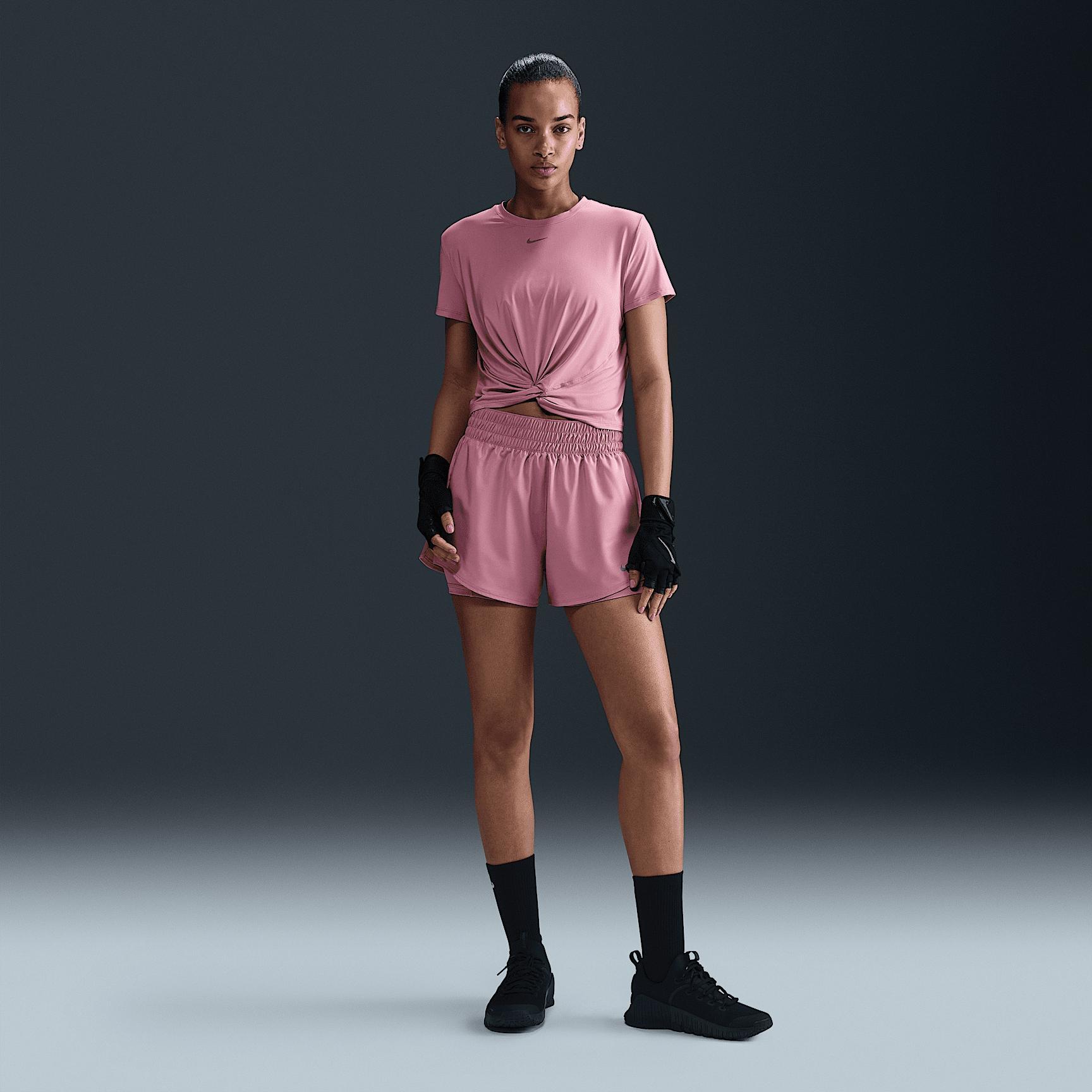 Nike One Classic Twist Women's Dri-FIT Short-Sleeve Top Product Image