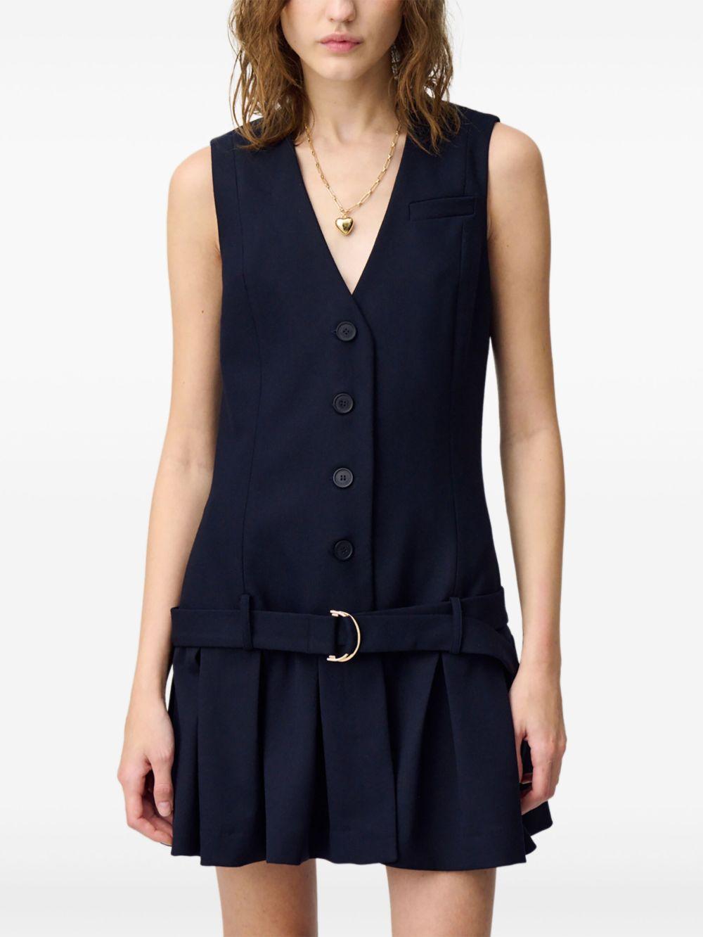 pleated mini dress Product Image