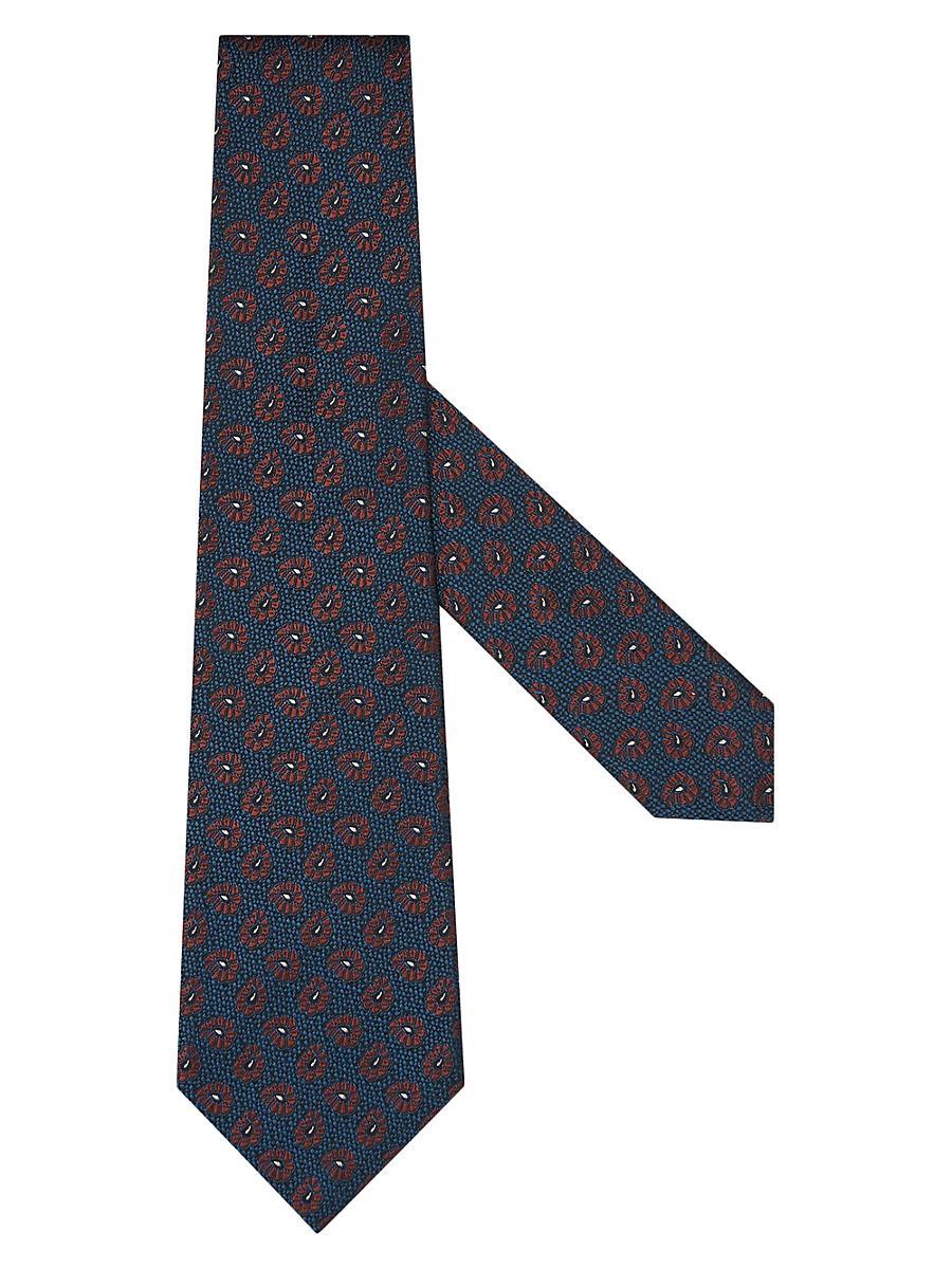 Mens Paisley Silk Tie Product Image