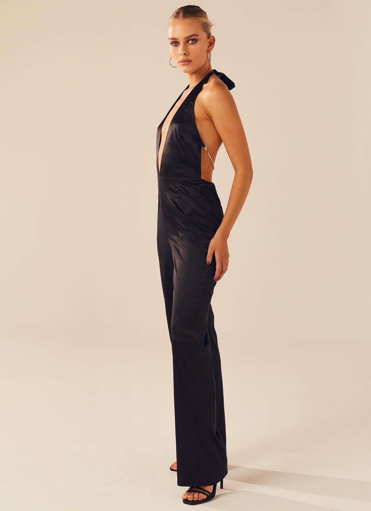 Mystery Muse Jumpsuit - Onyx Product Image