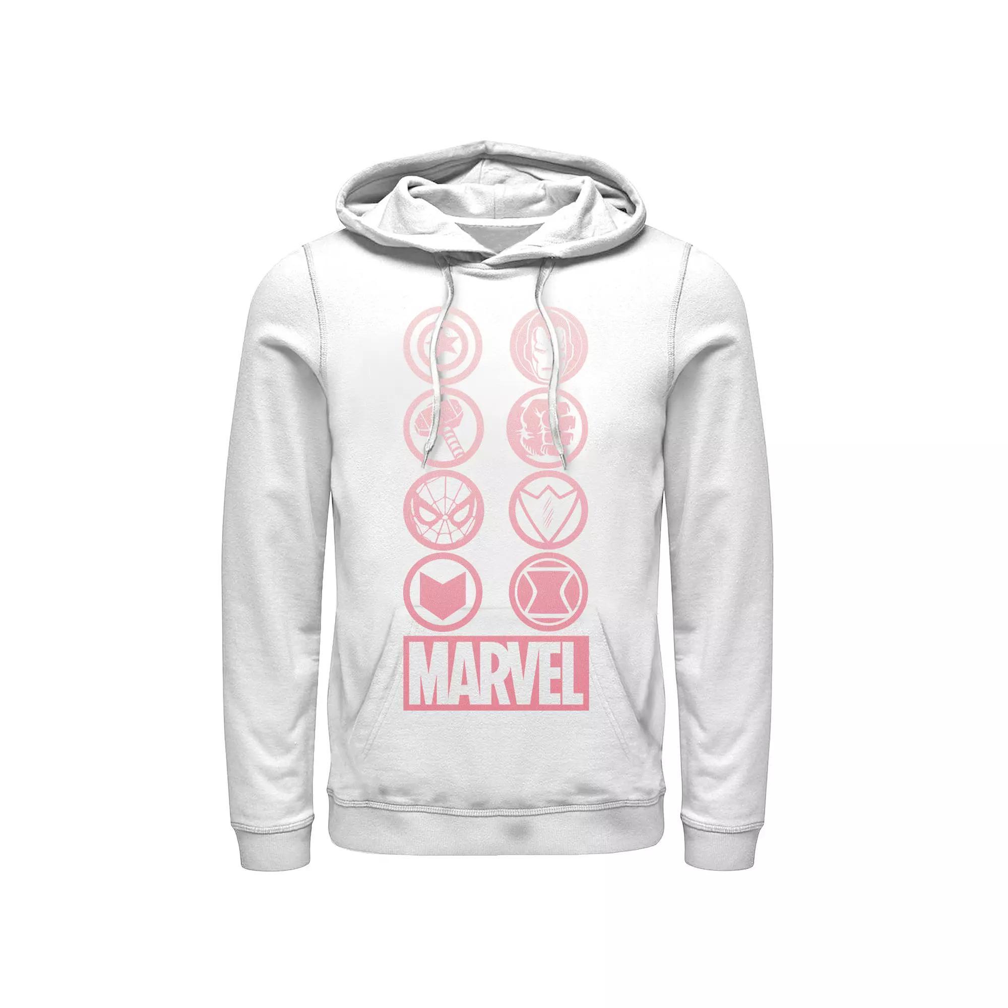 Men's Marvel Gradient Ombre Circle Icons Hoodie,  Product Image