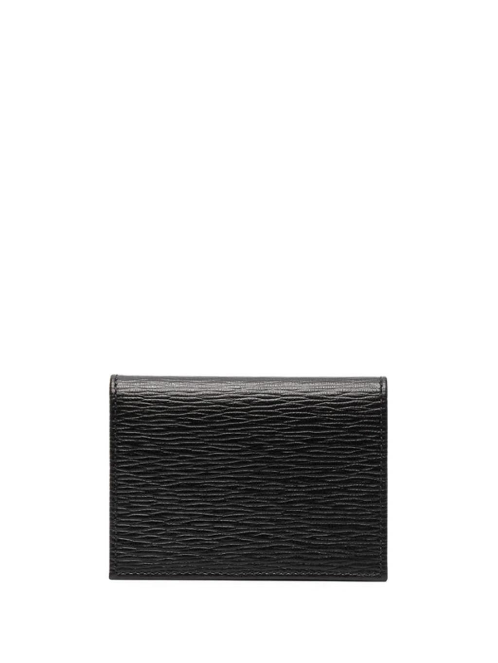 FERRAGAMO Gancini Bifold Cardholder Wallet In Black Product Image