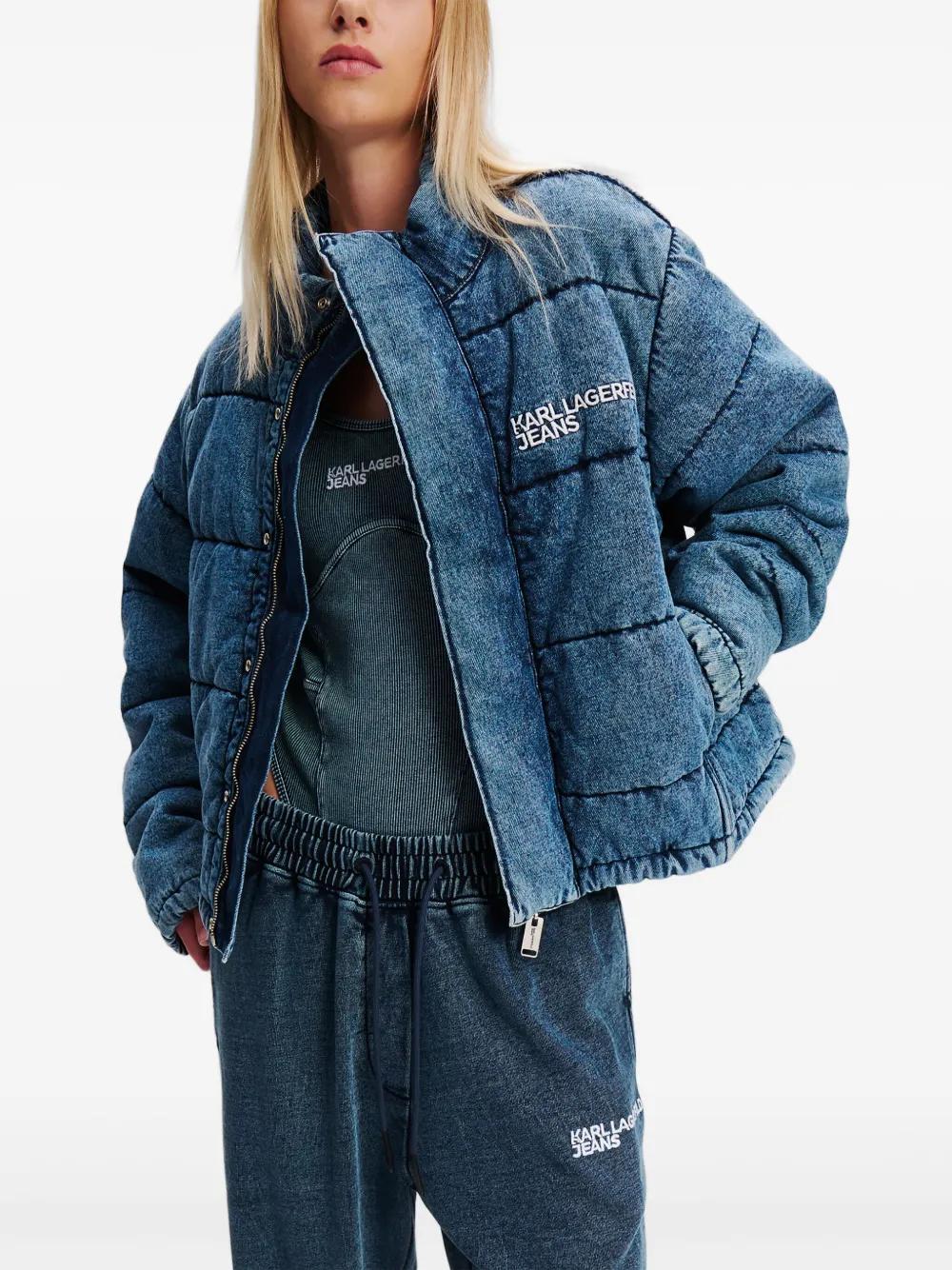denim puffer jacket Product Image