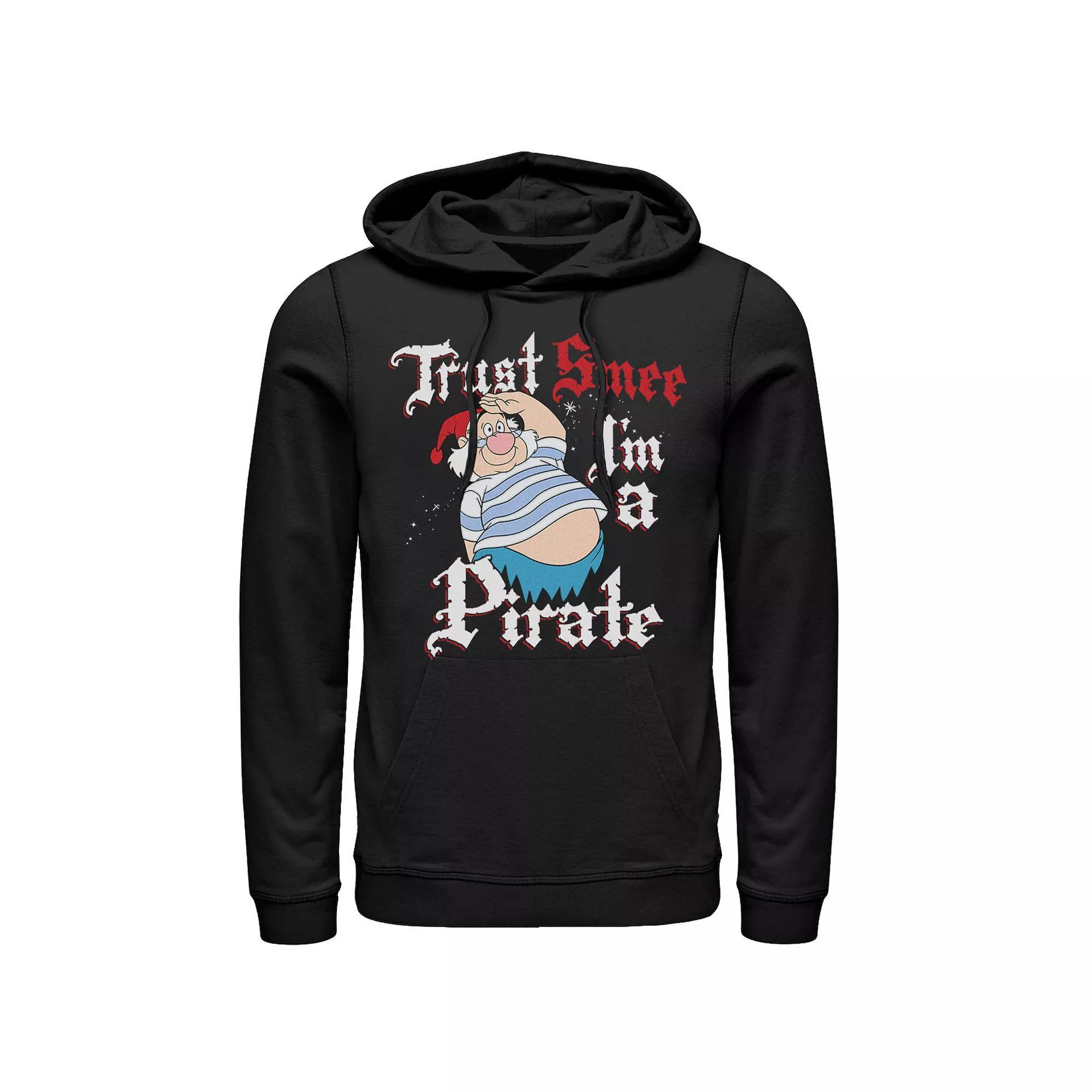 Disney's Peter Pan Trust Smee I'm A Pirate Salute Men's Hoodie, Size: Small, Black Product Image