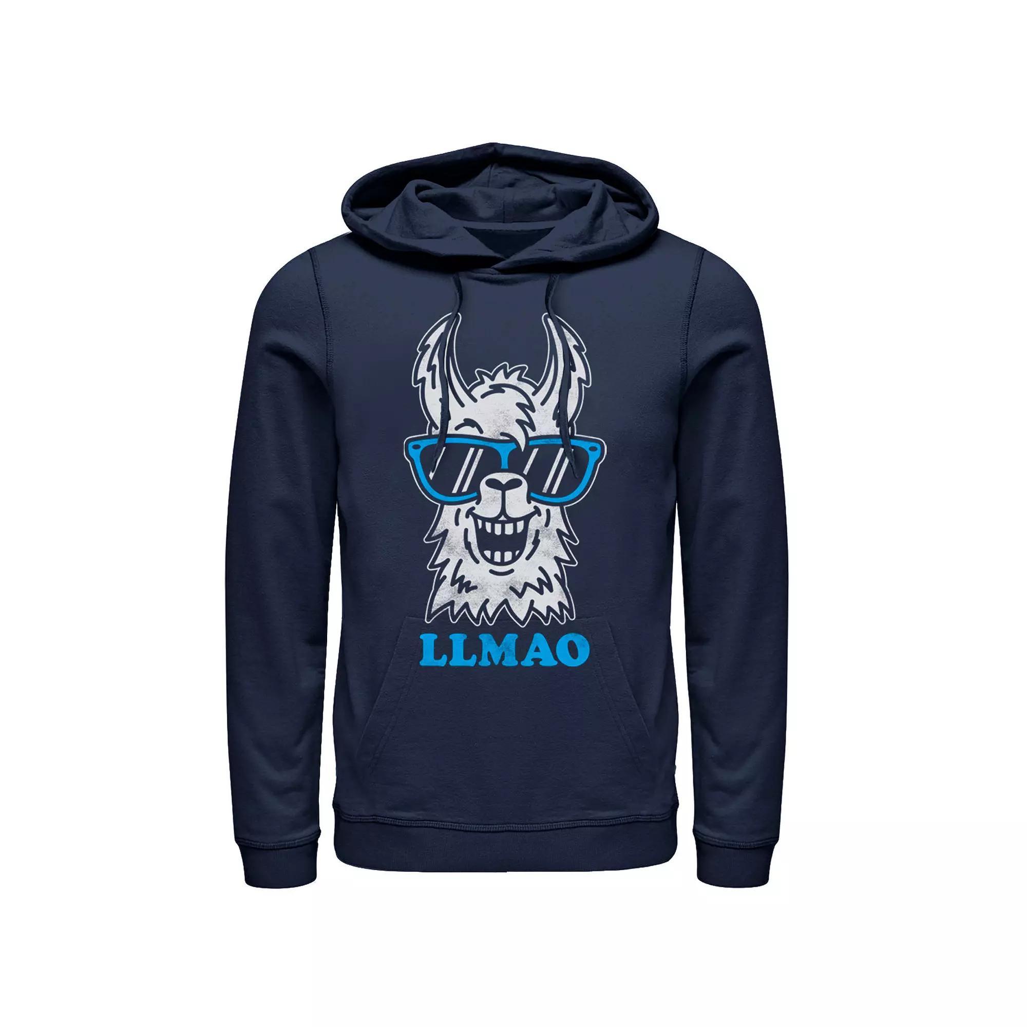 Men's Fifth Sun Llmao Llama Line Art Hoodie,  Product Image