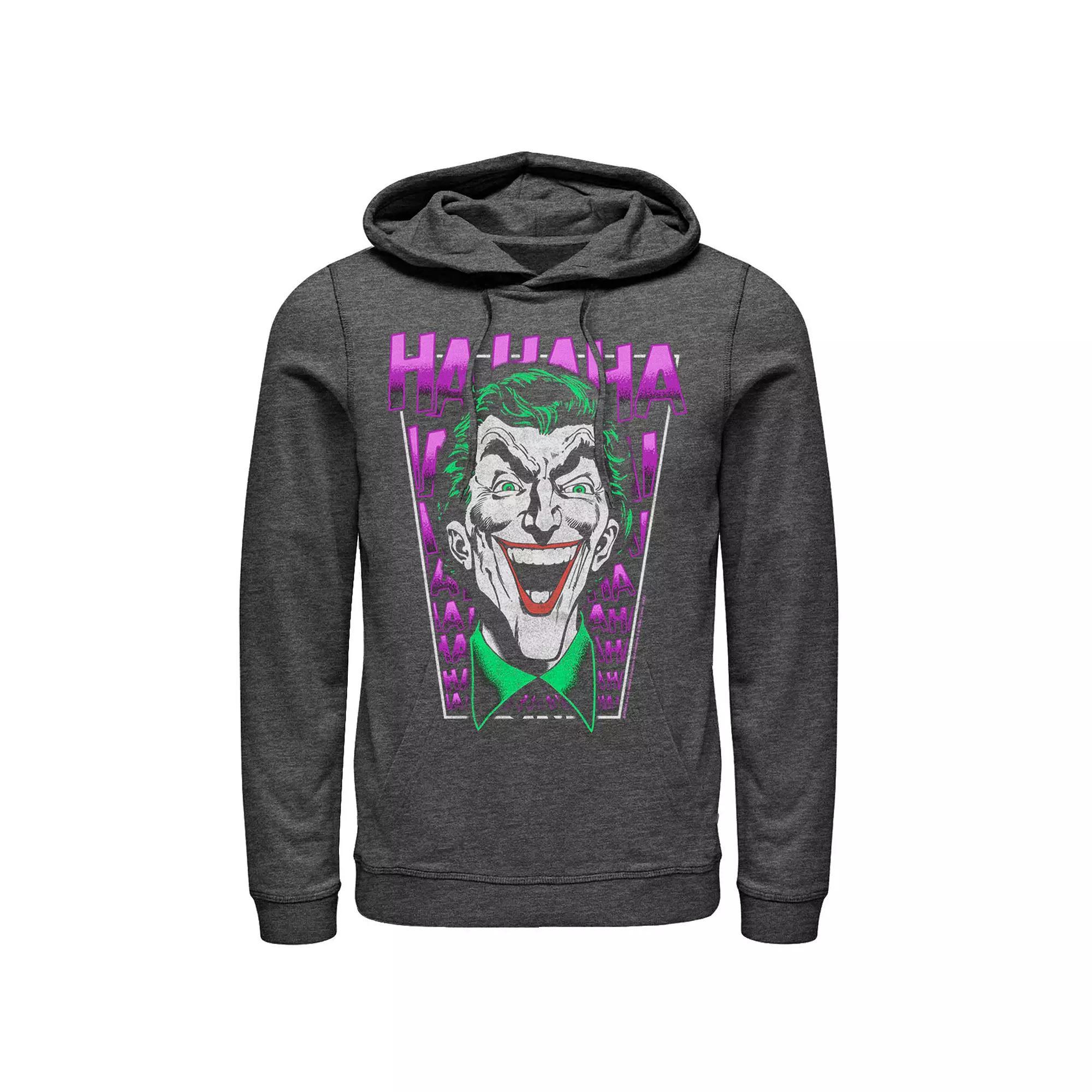 Men's DC Comics Batman The Joker Laughing Hoodie,  Product Image