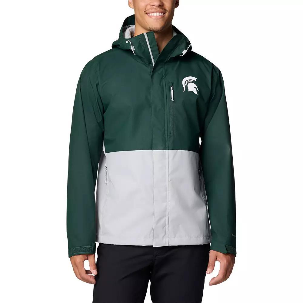 Men's Columbia Green Michigan State Spartans Field Bound Omni-Tech™ Full-Zip Jacket,  Product Image