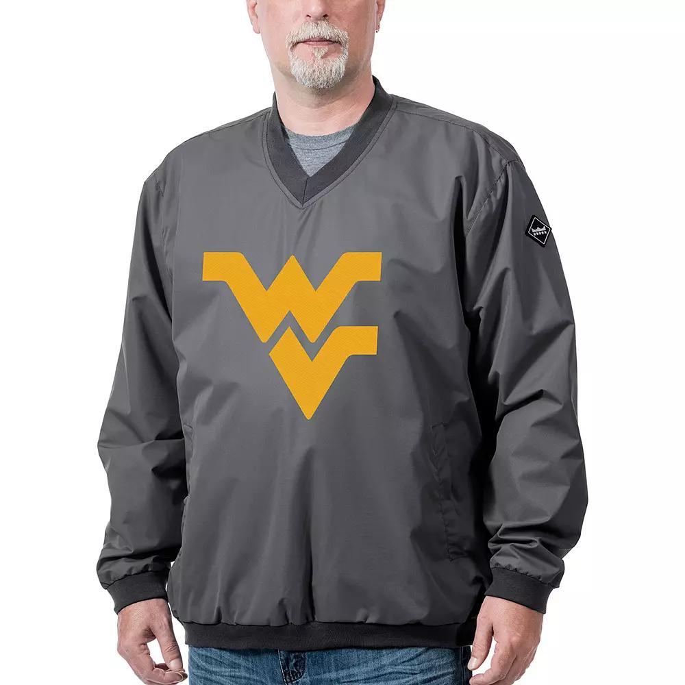 Men's West Virginia Mountaineers Franchise Logo Pullover, Size: Small, Gray Product Image