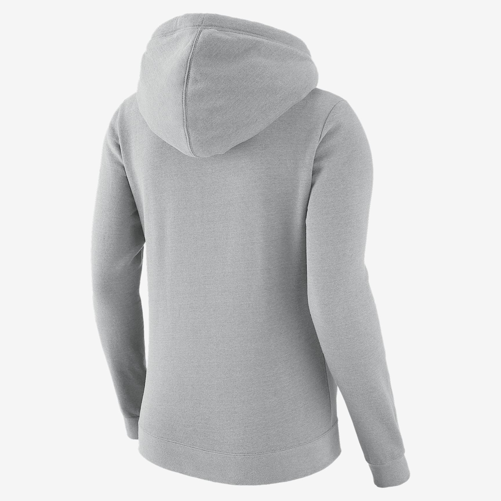 Brooklyn Nets Club City Edition Women's Nike NBA Fleece Funnel-Neck Hoodie Product Image